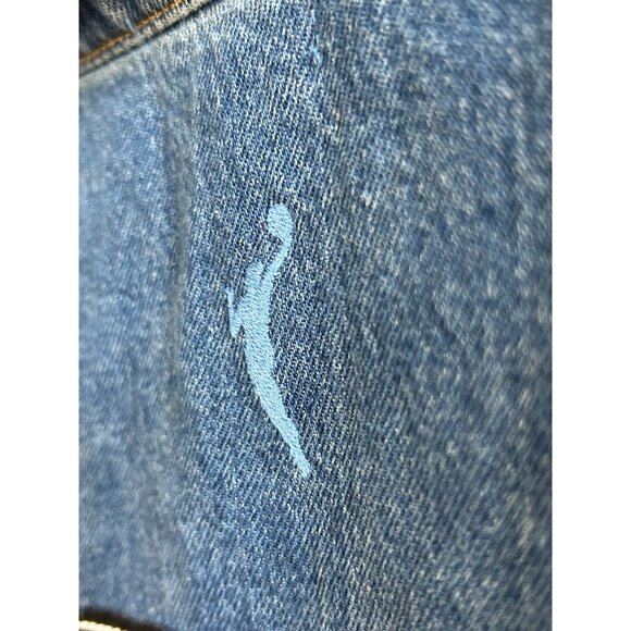 NEW FISLL WNBA Women's Sz M Denim Jacket Chicago Sky Angel Reese #5 MSRP $119 NW - Picture 5 of 8